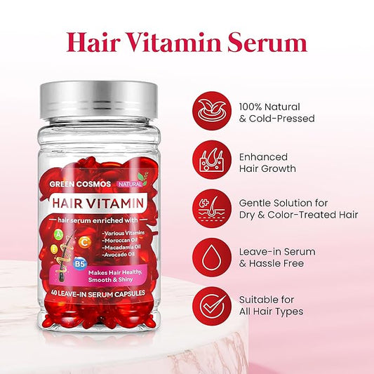 Hair Vitamin Serum – Daily Hair Growth & Shine Capsules