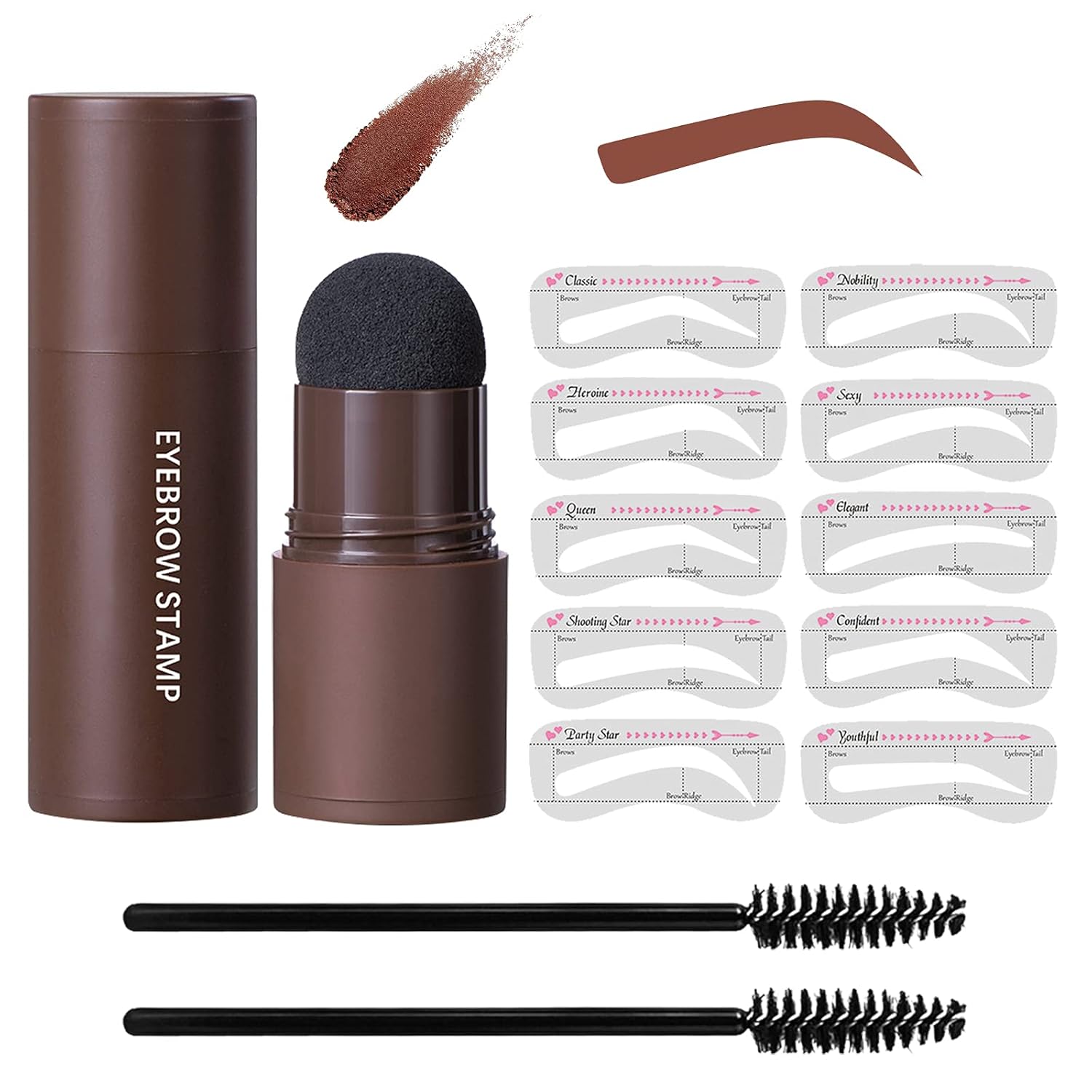 Perfect Brow Stamp Kit: Waterproof Shaping & Definer Set