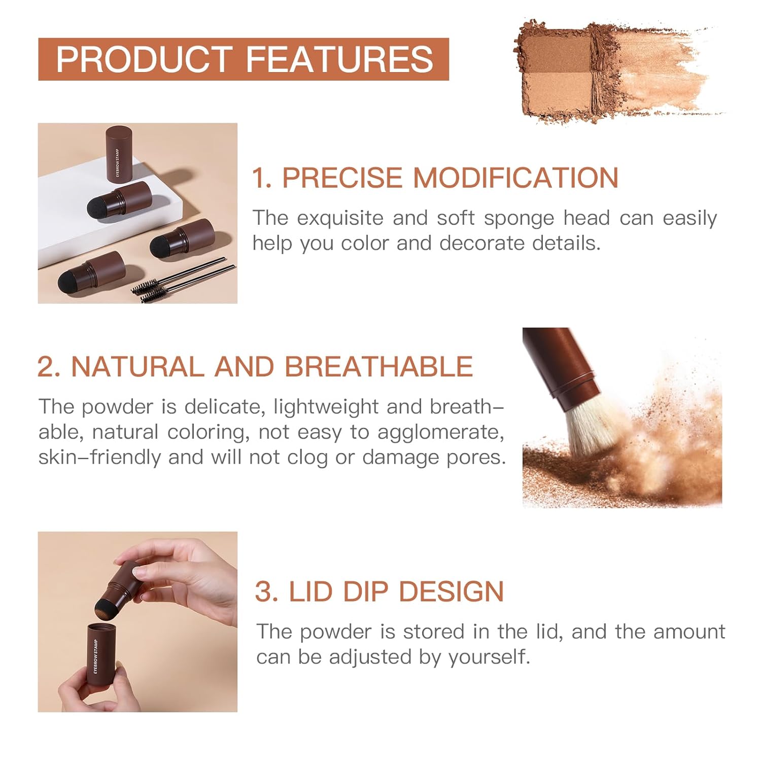 Perfect Brow Stamp Kit: Waterproof Shaping & Definer Set