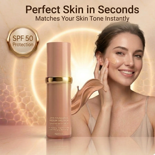 4-in-1 Foundation with SPF 50 – Flawless Skin in Seconds